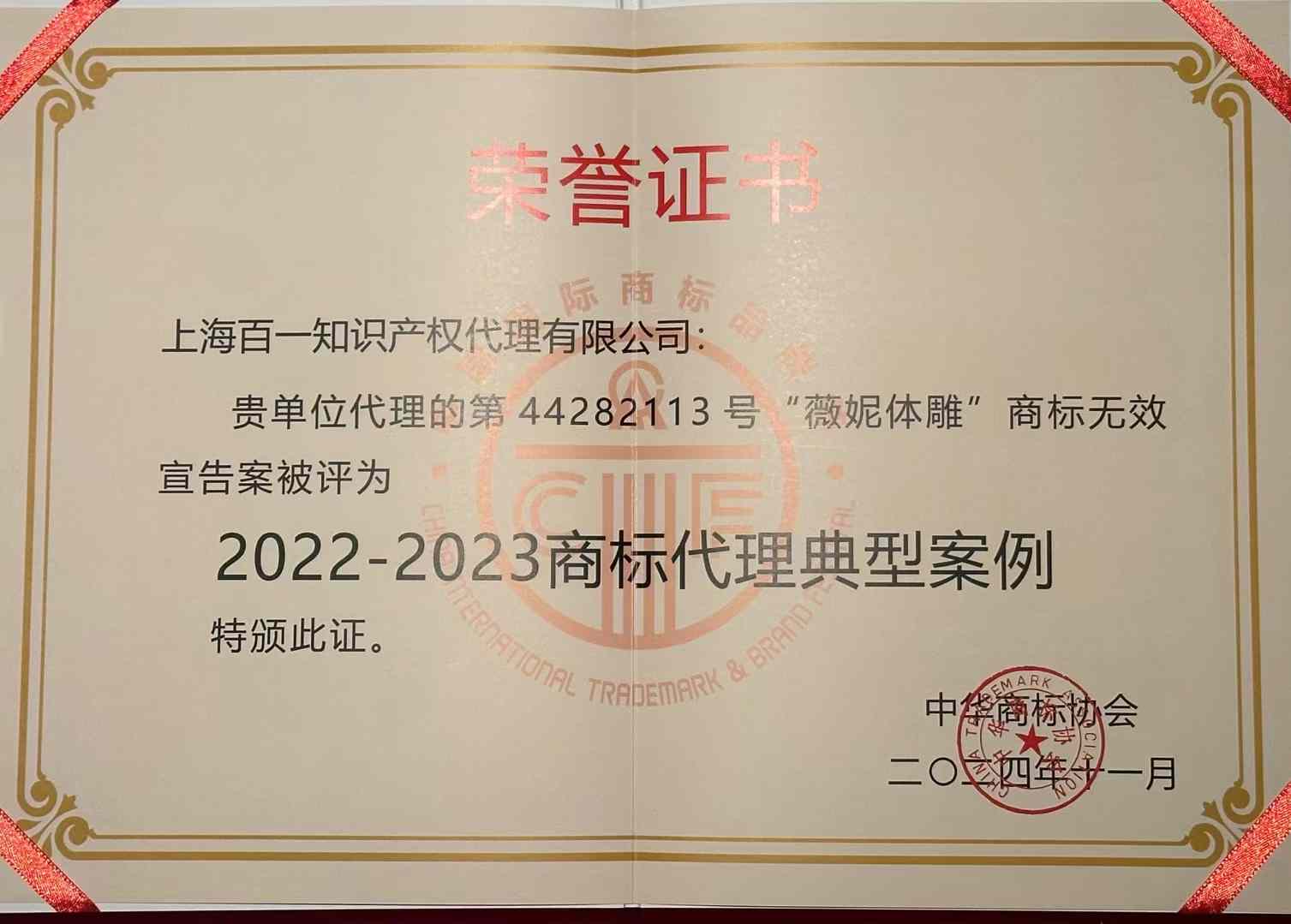 2022-2023年优秀商标代理案例